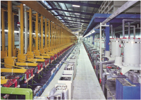 油圧回転アームめっき設備